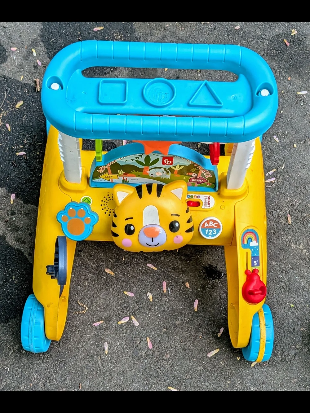 FP Baby Tiger Activity Walker - Yellow & Blue
